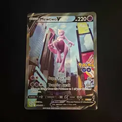 The Pokemon Company Mewtwo V 072/078 Pokemon GO Holo Ultra Rare English 2022 - Image 1