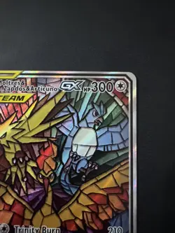 Moltres & Zapdos & Articuno GX SM210-Holo Promo-Pokemon- Stained Glass Birds - Image 3