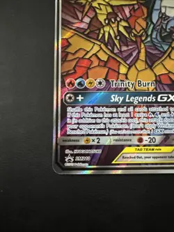 Moltres & Zapdos & Articuno GX SM210-Holo Promo-Pokemon- Stained Glass Birds - Image 4