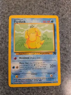 Psyduck 65/82 Team Rocket Unlimited Common Pokemon TCG - LP - Image 1