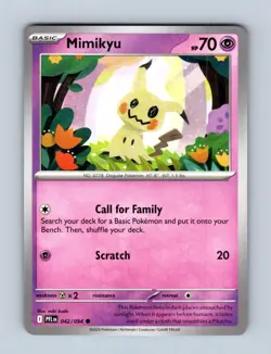 Mimikyu 042/094 Common Phantasmal Flames Pokemon Near Mint - Image 1