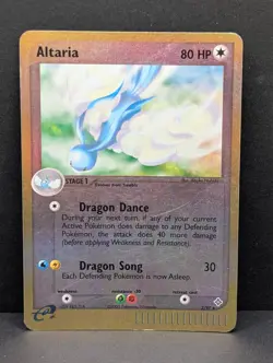 Altaria 2/97 Dragon Reverse Holo Rare Pokemon TCG Nintendo e-reader LP - Image 1