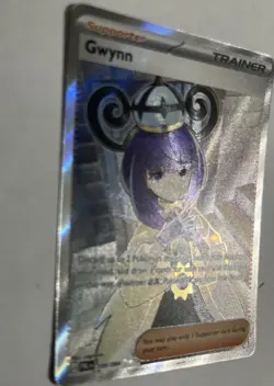 Gwynn 109/084 Pitch Black Holo Full Art Ultra Rare Pokemon Trainer - Image 3