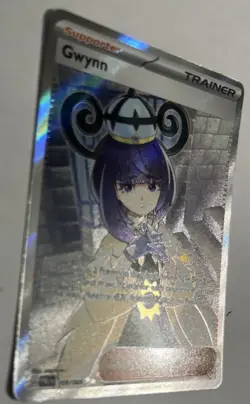Gwynn 109/084 Pitch Black Holo Full Art Ultra Rare Pokemon Trainer - Image 4