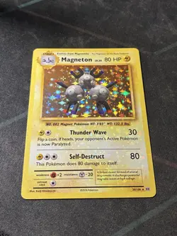 Pokemon TCG Magneton 38/108 Holo Rare XY Evolutions (HOLO BLEED) - Image 1