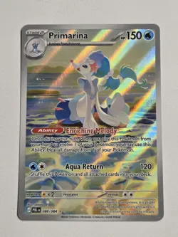 Primarina 088/084 IR Pokemon Pitch Black Full Art Illustration Rare Pokemon TCG - Image 1