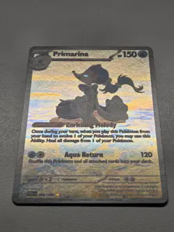 Primarina 088/084 IR Pokemon Pitch Black Full Art Illustration Rare Pokemon TCG - Image 2