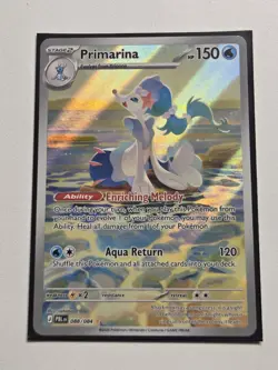 Primarina 088/084 IR Pokemon Pitch Black Full Art Illustration Rare Pokemon TCG - Image 5