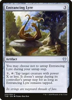 Entrancing Lyre 4x FOIL THB MTG Theros Beyond Death Uncommon MINT artifact - Image 1