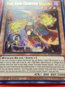 3x Fire King Courtier Ulcanix | MP25-EN262 | Ultra Rares | NM | 1st Ed | YuGiOh! - Image 2