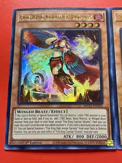 3x Fire King Courtier Ulcanix | MP25-EN262 | Ultra Rares | NM | 1st Ed | YuGiOh! - Image 3
