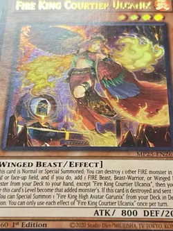 3x Fire King Courtier Ulcanix | MP25-EN262 | Ultra Rares | NM | 1st Ed | YuGiOh! - Image 4