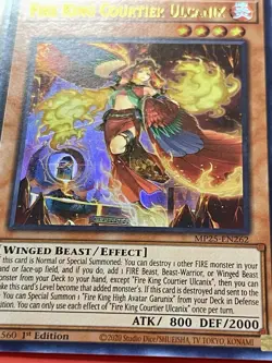 3x Fire King Courtier Ulcanix | MP25-EN262 | Ultra Rares | NM | 1st Ed | YuGiOh! - Image 5