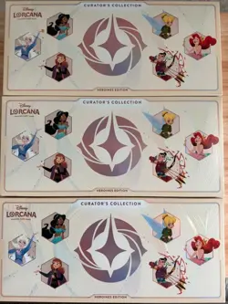 Lot de 3 x Disney Lorcana Curator’s Collection: Heroines Edition - Neuf Scelle - Image 1