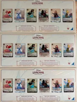 Lot de 3 x Disney Lorcana Curator’s Collection: Heroines Edition - Neuf Scelle - Image 2