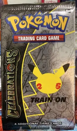 2021 Pokemon Celebrations Booster Pack Factory Sealed - Image 1