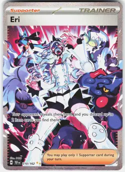 Pokemon Eri 210/162 Special Illustration Rare Temporal Forces Pokemon Holo NM - Image 1