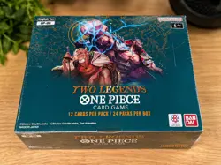 One Piece Card Game OP-08 Two Legends Booster Box SEALED English 24 Packs Bandai - Image 1
