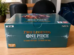 One Piece Card Game OP-08 Two Legends Booster Box SEALED English 24 Packs Bandai - Image 2