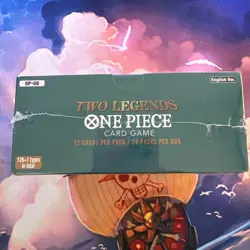 One Piece Two Legends OP-08 Booster Box Brand New Factory Sealed English - Image 2