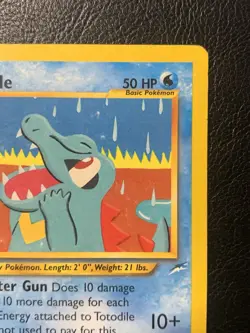 Totodile 85/105 Neo Destiny 1st Edition Pokemon Card Vintage 2000 MP - Image 3