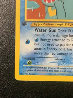 Totodile 85/105 Neo Destiny 1st Edition Pokemon Card Vintage 2000 MP - Image 5