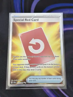 Special Red Card 113/086 Me04: Chaos Rising Holo - Image 1