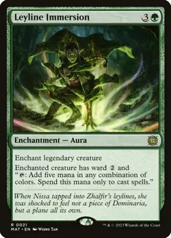 1x Leyline Immersion - Foil NM Eng MTG - March of the Machine : Aftermath - Image 1