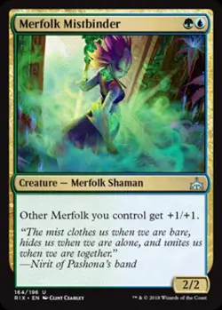 Merfolk Mistbinder - Light Play MTG Rivals of Ixalan - Image 1