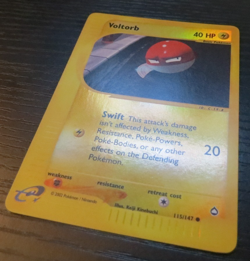 Pokemon Aquapolis Voltorb Reverse Holo 115/147 LP - Image 2