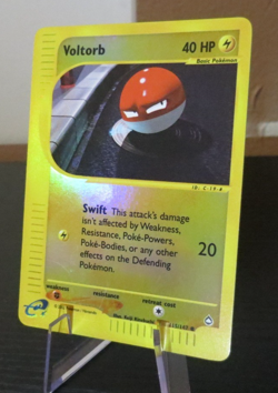 Pokemon Aquapolis Voltorb Reverse Holo 115/147 LP - Image 4