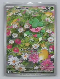 Fomantis 085/084 ME05: Pitch Black NM Pokemon TCG Illustration Rare - Image 1