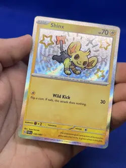 Pokemon SV Paldean Fates Shinx 135/091 Baby Shiny Rare NM - Image 2