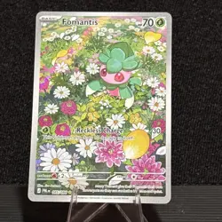 Fomantis 085/084 Pokemon TCG Pitch Black Illustration Rare English - Image 1