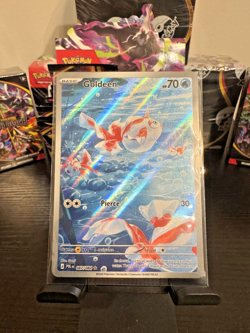 Goldeen Illustration Rare 087/084 Pitch Black Pokemon TCG NM ME05 - Image 1