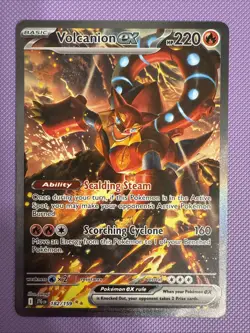 Pokemon TCG Volcanion EX SIR 182/159 Journey Together NM Mint 2 Available - Image 1