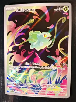 Pokemon Bulbasaur 133/132 SIR Holo ME01 Mega Evo NM Pack Fresh TCG - Image 1