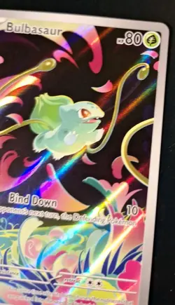 Pokemon Bulbasaur 133/132 SIR Holo ME01 Mega Evo NM Pack Fresh TCG - Image 2