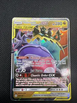 Naganadel & Guzzlord GX 158/236 Holo GX Rare Cosmic Eclipse Pokemon Near Mint - Image 1