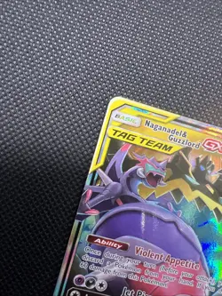 Naganadel & Guzzlord GX 158/236 Holo GX Rare Cosmic Eclipse Pokemon Near Mint - Image 2
