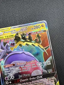 Naganadel & Guzzlord GX 158/236 Holo GX Rare Cosmic Eclipse Pokemon Near Mint - Image 3