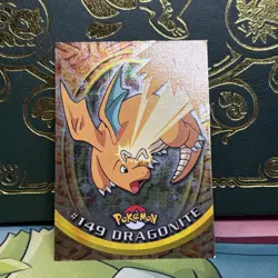 2000 Topps Pokemon TV Animation Edition Series 3 Holo Foil #149 Dragonite MP - Image 1