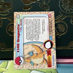2000 Topps Pokemon TV Animation Edition Series 3 Holo Foil #149 Dragonite MP - Image 4