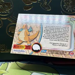 2000 Topps Pokemon TV Animation Edition Series 3 Holo Foil #149 Dragonite MP - Image 5