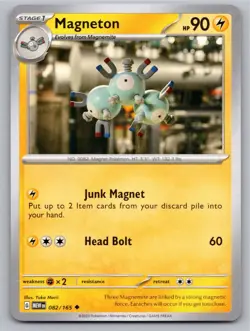 2023 POKEMON MAGNETON 151 082/165 UNCOMMON NM A742 FREE S&H - Image 1