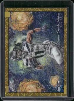 2025 Cosmic #STN-20 Jaxon Smith-Njigba Stars in the Night Gold Interstellar /50 - Image 1