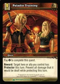 Paladin Training - Wrathgate - World of Warcraft TCG - Image 1