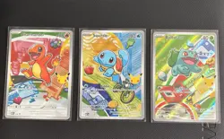 Pokemon TCG First Partner Illustration Collection Series 1 Kanto GEN 1 Set - Image 1
