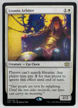MTG Leonin Arbiter Double Masters 2022 Regular - Image 1