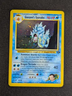 Giovanni's Gyarados - 5/132 - Holo Rare - Gym Challenge - Pokemon TCG - NM - Image 2